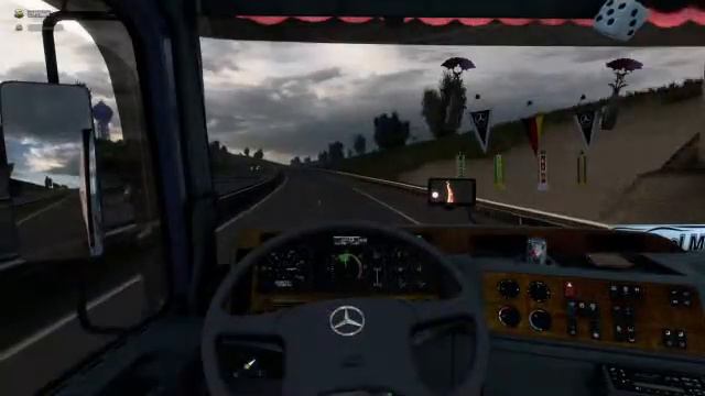 ETS2 Unterwegens mit dem Mercedes Actros MP1 смотреть онлайн