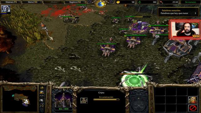 WARCRAFT 3 : REIGN OF CHAOS - LEVANTANDO A LOS MUERTOS - CAMPAÑA DIFÍCIL - GAMEPLAY ESPAÑOL смотреть онлайн