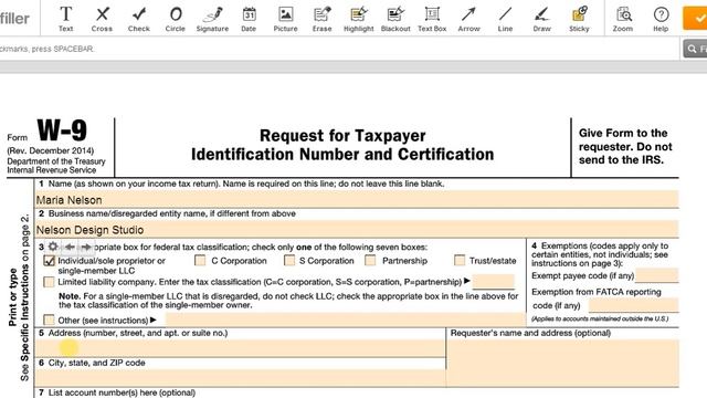 How to Fill W9 Form смотреть онлайн
