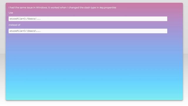 Keystore file Error:Execution failed for task ':app:validateSigningRelease' смотреть онлайн