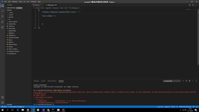 Visual studio code cmd error: Cannot be loaded because running scripts is disabled on this system смотреть онлайн