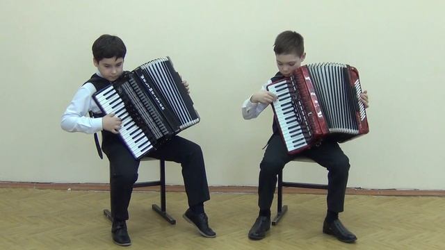 Дуэт аккордеонистов Тихвинския Глеб,Соломин Захар смотреть онлайн