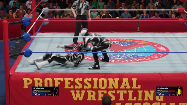 WWE 2K19 - Skullomania [Street Fighter Ex Plus α] CAW + K.O. Match смотреть онлайн