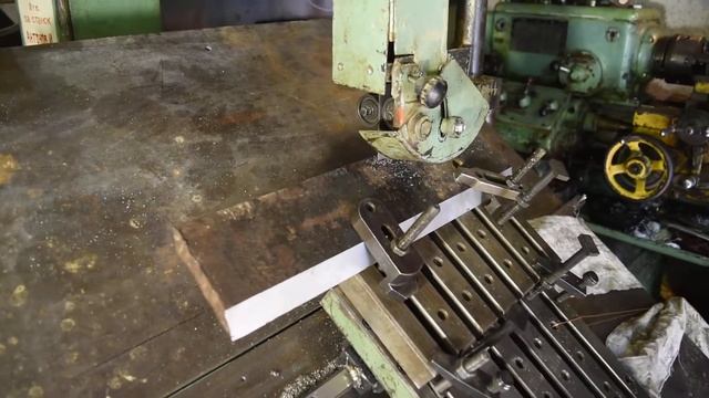 Делаю ластохвост на ленточной пиле band saw for metal смотреть онлайн