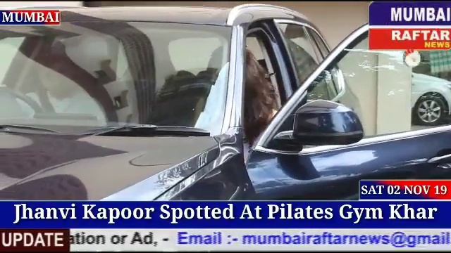 Jhanvi Kapoor Spotted At Pilates Gym Khar смотреть онлайн