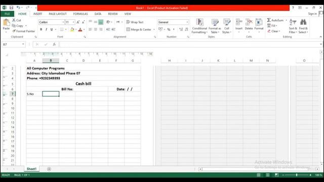 How to Make Invoice In Excel A5 Paper Size || Printable invoice in excel || Education Ms Office смотреть онлайн
