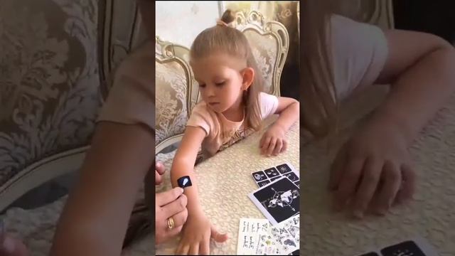 Детский набор переводных татуировок смотреть онлайн