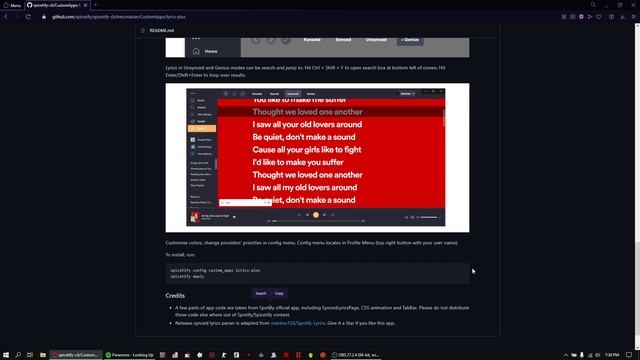 How to install lyrics plus plugin in Spicetify(Spotify) Tutorial Get Lyrics in Full Screen Mode смотреть онлайн