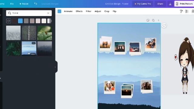 How to make Picture Collage on CANVA.com смотреть онлайн