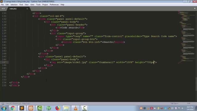 Complete CMS of PHP MYSQL Project Part - 5. How Create Sidebar section In Odia .. By Odia Webs смотреть онлайн