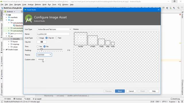 MultiChoice Alert Dialog in Kotlin - Part 3 смотреть онлайн