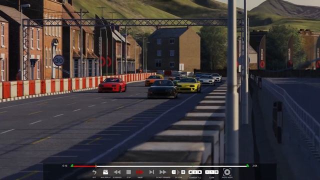 Toyota Supra MKIV Drift '93 Highlands Short Race - Assetto Corsa Gameplay смотреть онлайн