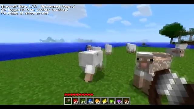 Как покрасить овцу [Minecraft] смотреть онлайн