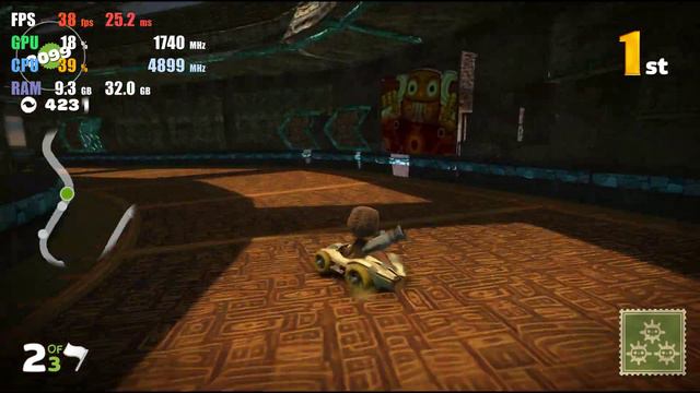 RPCS3 0.0.14 | LittleBigPlanet Karting 4K UHD | PS3 Emulator Gameplay смотреть онлайн