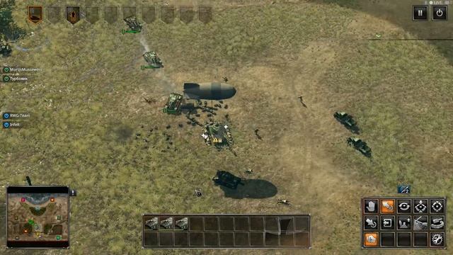 Sudden Strike 4 - Игра по сети 2-2. Побережье смотреть онлайн