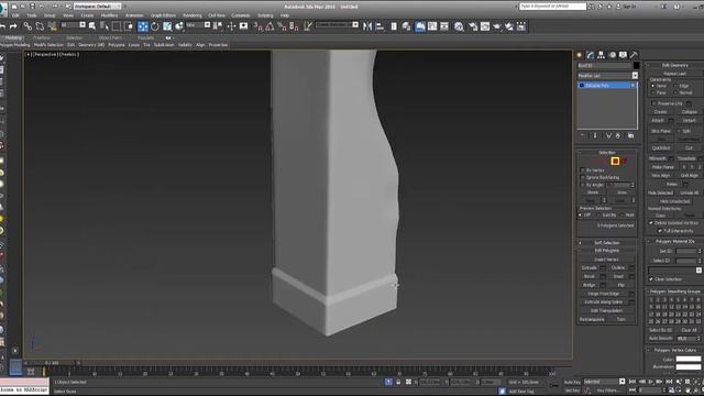 Принцип текстуринга в 3DS MAX и Photoshop на примере колонны. Unwrap. Ч1. смотреть онлайн