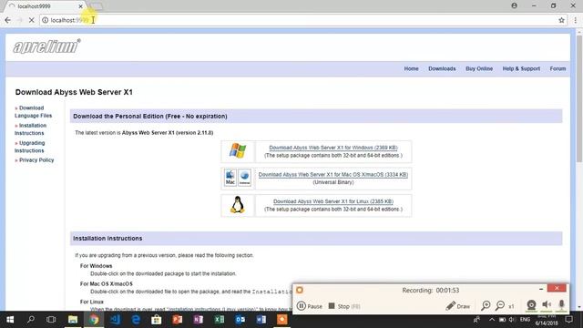 PHP & MySQL Basics 01 - Installing Abyss Web Server смотреть онлайн