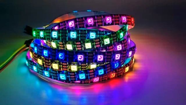 Адресные светодиоды WS2812B смотреть онлайн