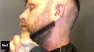 Old School Side Part Skin Fade