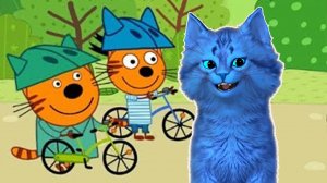 КОТЕНОК АЛЬБО ТРИ КОТА ГОНКИ НА ВЕЛОСИПЕДАХ ? ТРИ КОТА РАЗВИВАЮЩАЯ ИГРА