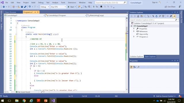 C# Conditional Operator Full Course (C# Course in Tamil) [Class - 23] смотреть онлайн