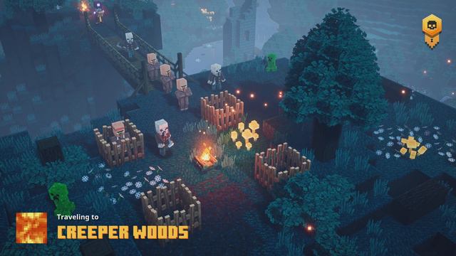 Minecraft Dungeons 4K 60FPS Gameplay | Conquering Squid Coast, The Tower, & Creepers Woods Mission смотреть онлайн