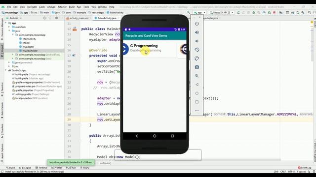 Recyclerview using GridLayout | Recyclerview + Cardview with GridLayout | Part-3 смотреть онлайн