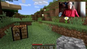 Бабушка играет в Minecraft #2 (Строим дом!)