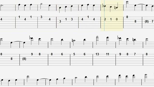 Dmitri Shostakovich- Waltz No. 2 GUITAR TAB смотреть онлайн