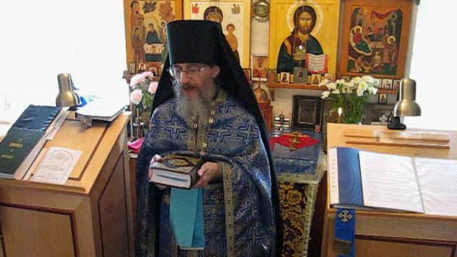 Проповедь иеромонаха Амвросия (Тимрота) на Покров Пресвятой Богородицы, 14 октября 2009 года смотреть онлайн