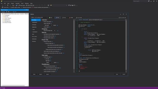 How to create, use, edit and delete SQL formatting profiles смотреть онлайн