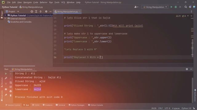Python For Beginners : Understanding String Manipulation In Python смотреть онлайн