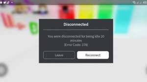 Roblox Error Code 278