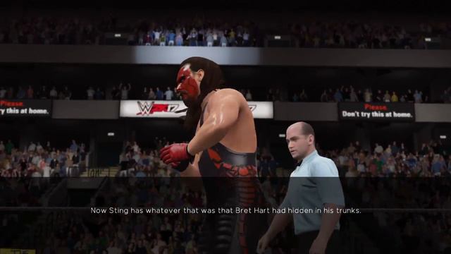 WWE2K17 HOF Showcase (Part 2) : Sting vs. Bret Hart (including all cutscenes) смотреть онлайн