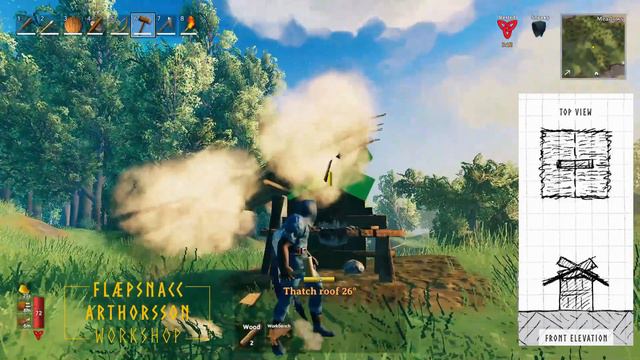 Valheim design - Minimal Workstation смотреть онлайн