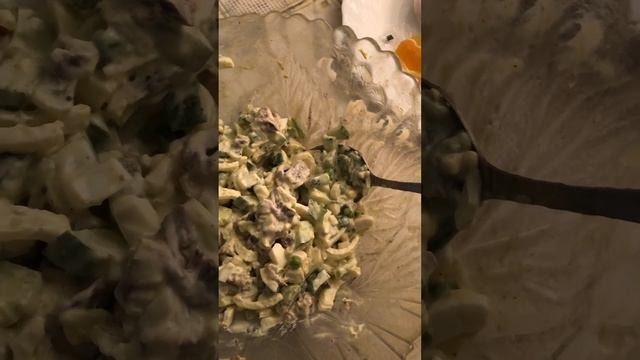 Супер вкусный диетический новый салат и сладости для сына ❤️❤️❤️