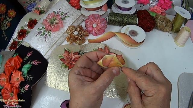 # 209 FLOR DE LISTÓN (RIBBON FLOWERS / HOW TO MAKE FLOWERS) смотреть онлайн