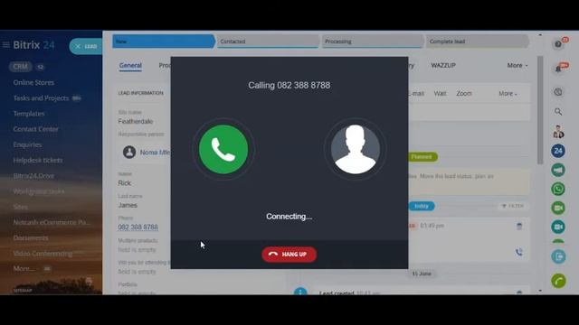 Making Phone Calls in Bitrix24 смотреть онлайн
