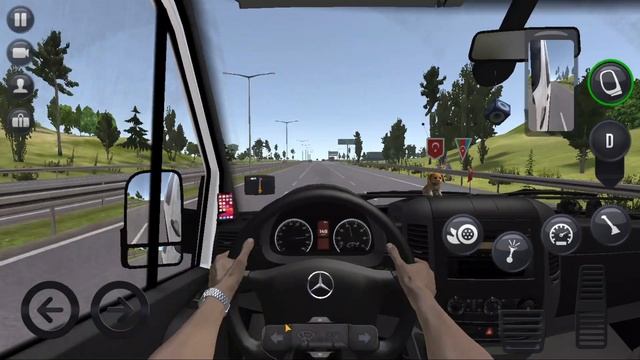 Truck Simulator : Ultimate [BlueStacks App] Gameplay 61 (MB Sprinter) смотреть онлайн