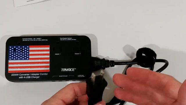 TryAce 2200W Voltage Converter And 10A Travel Adapter With 4-Port Step Down 220V To 110V FULL REVIE