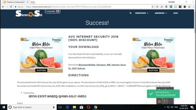 AVG Internet Security 2018 Genuine License Free For 1 Year || 100% Working License key [HINDI] смотреть онлайн