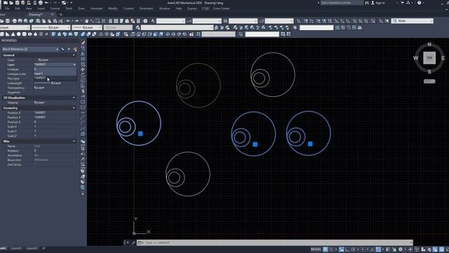 AutoCAD Autolisp | Select Blocks | Blok Seçimi смотреть онлайн