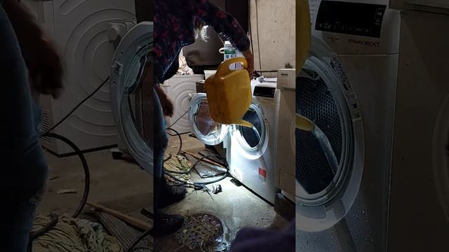 Hoover Waschmaschine komplett verstopft , Fehler E03 смотреть онлайн