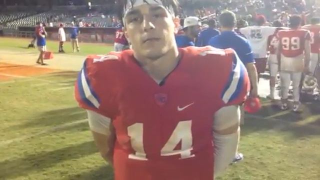 Curtis QB Collin Guggenheim after 56-28 win over Jesuit смотреть онлайн