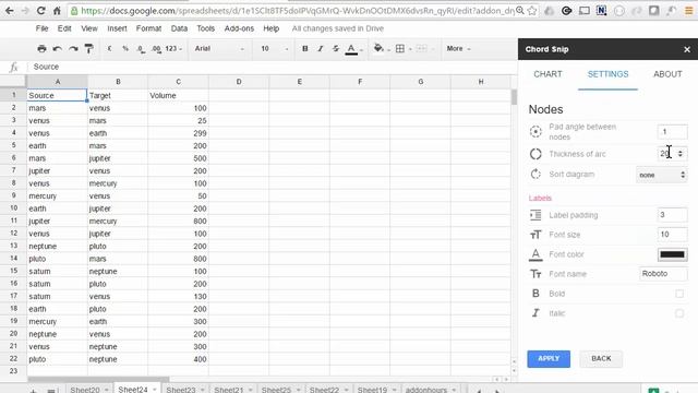Chord Snip add-on for Google Sheets смотреть онлайн