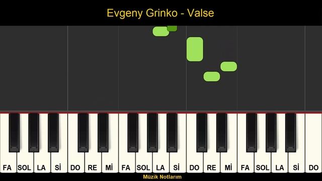 Evgeny Grinko - Valse Melodika Org Notaları смотреть онлайн