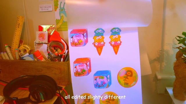 making stickers without cricut, splatoon, gardening 🌱 STUDIO VLOG 02 смотреть онлайн