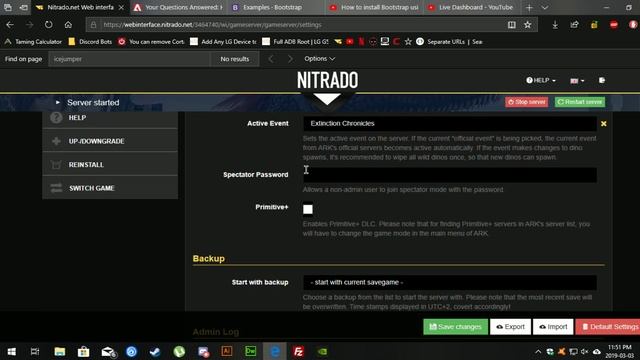 How To Wipe ARK Servers With Nitrado | Admin Managment