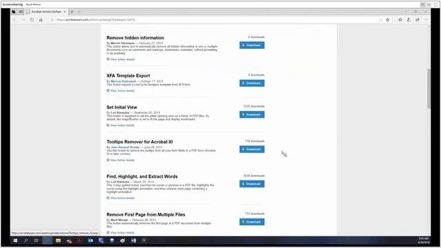 Adobe Acrobat Pro DC Tutorial 32 - Action Wizard
