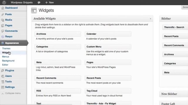 How to Show a Sidebar in Wordpress Template - Wordpress Snippets смотреть онлайн